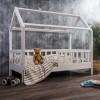 Majavoodi DreamHouse 80x160, valge, Laste- ja noortevoodid, UUED TOOTED, 80cm laiused, Lastemööbel ja sisustus